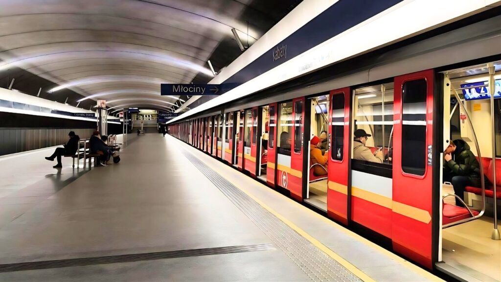 Сбой в работе варшавского метро: поезда линии M1 временно пропускали три станции