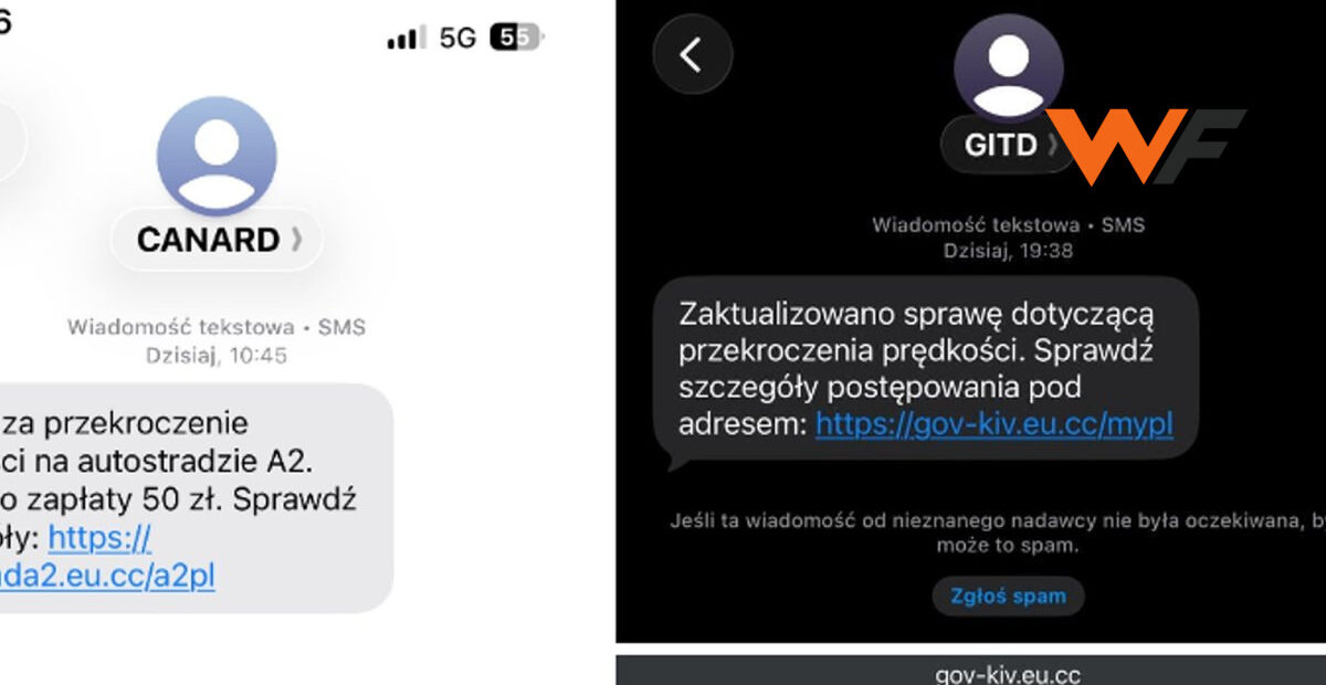 SMS о штрафе за скорость на A2 — мошенничество: GITD не присылает ссылки на оплату